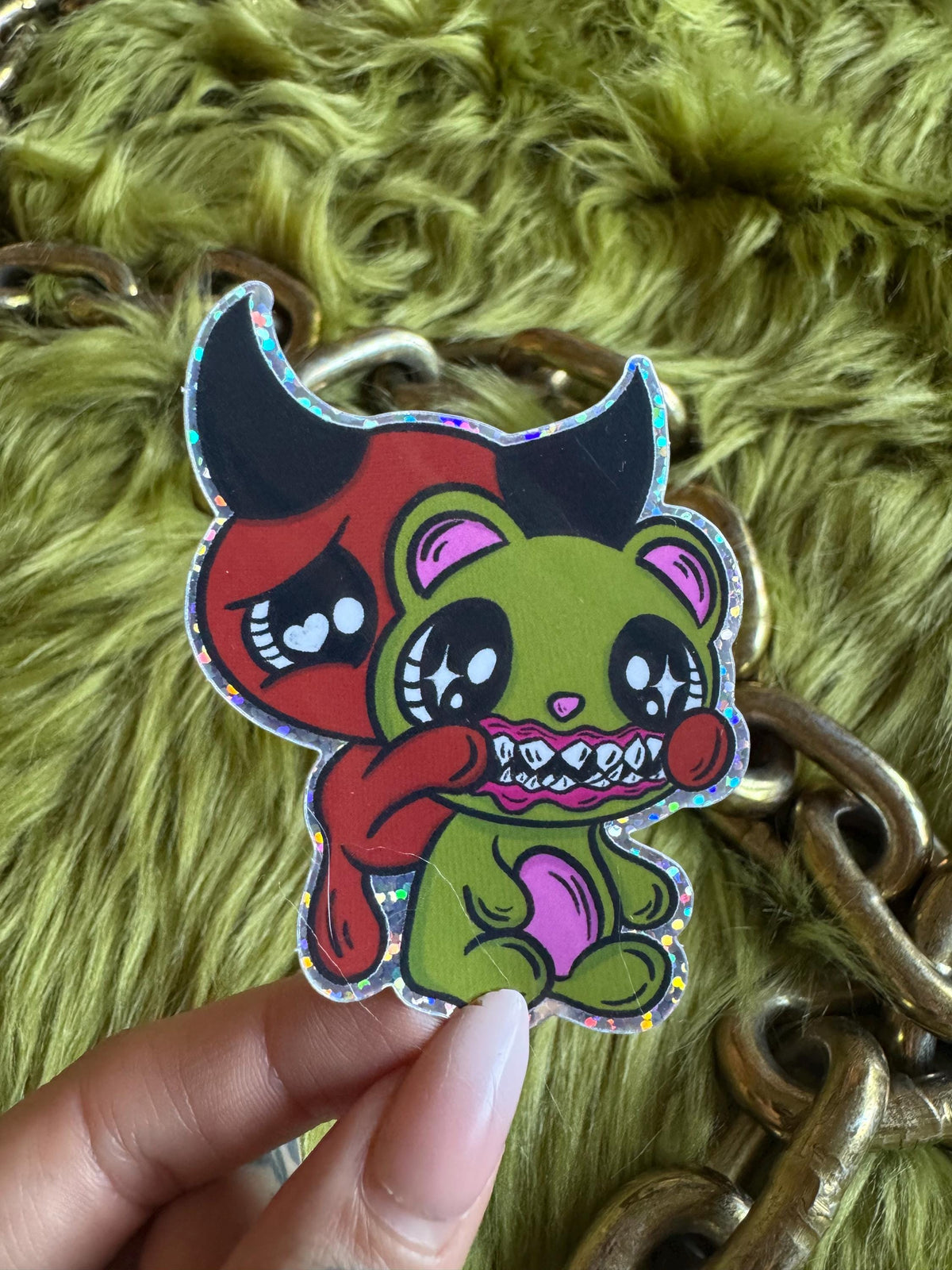 Devo Car Sticker Devo & Sugar Tooth Friend Sticker – Dreamy Creeps