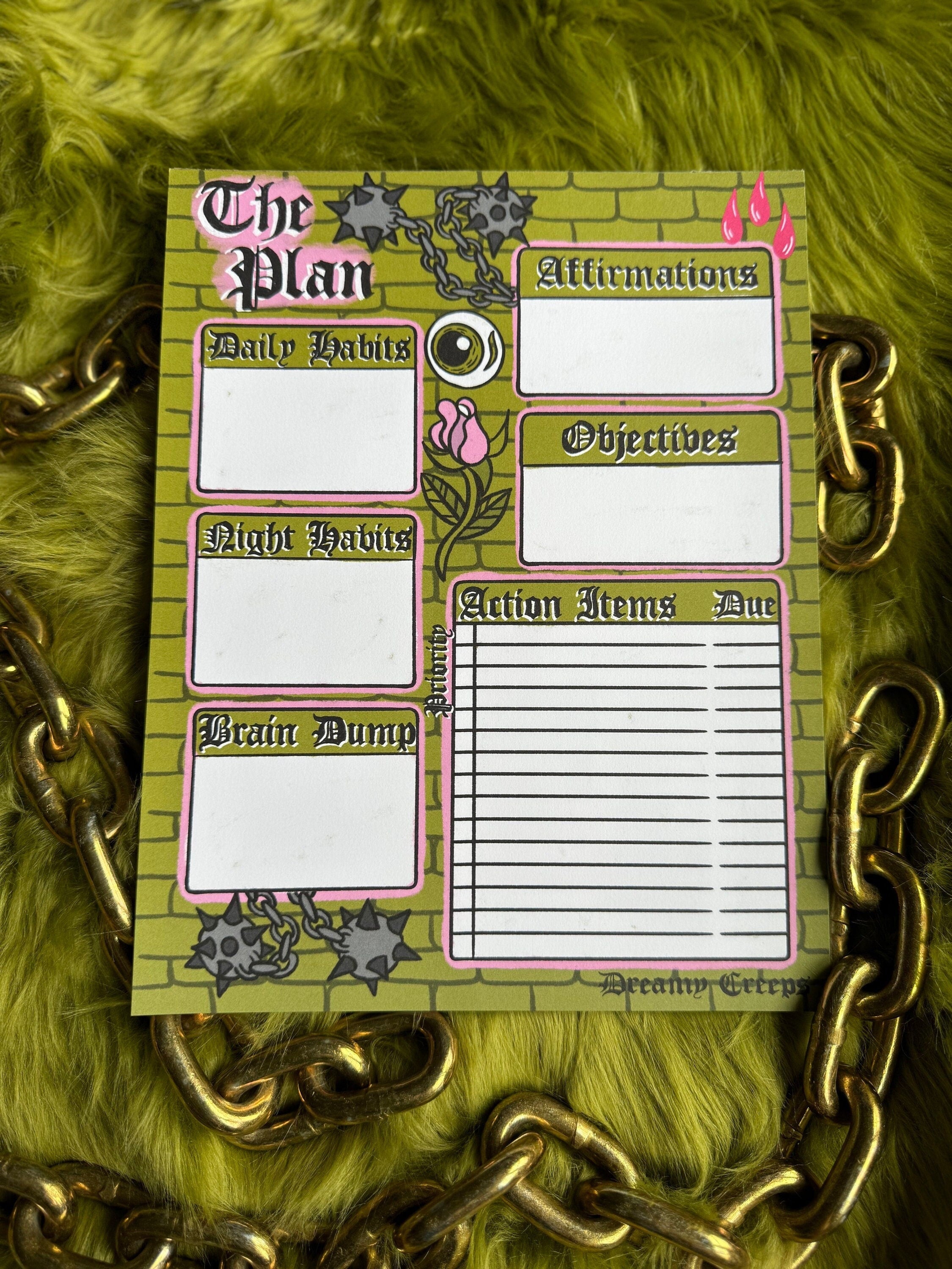 Goal Setting Planner ADHD Friendly