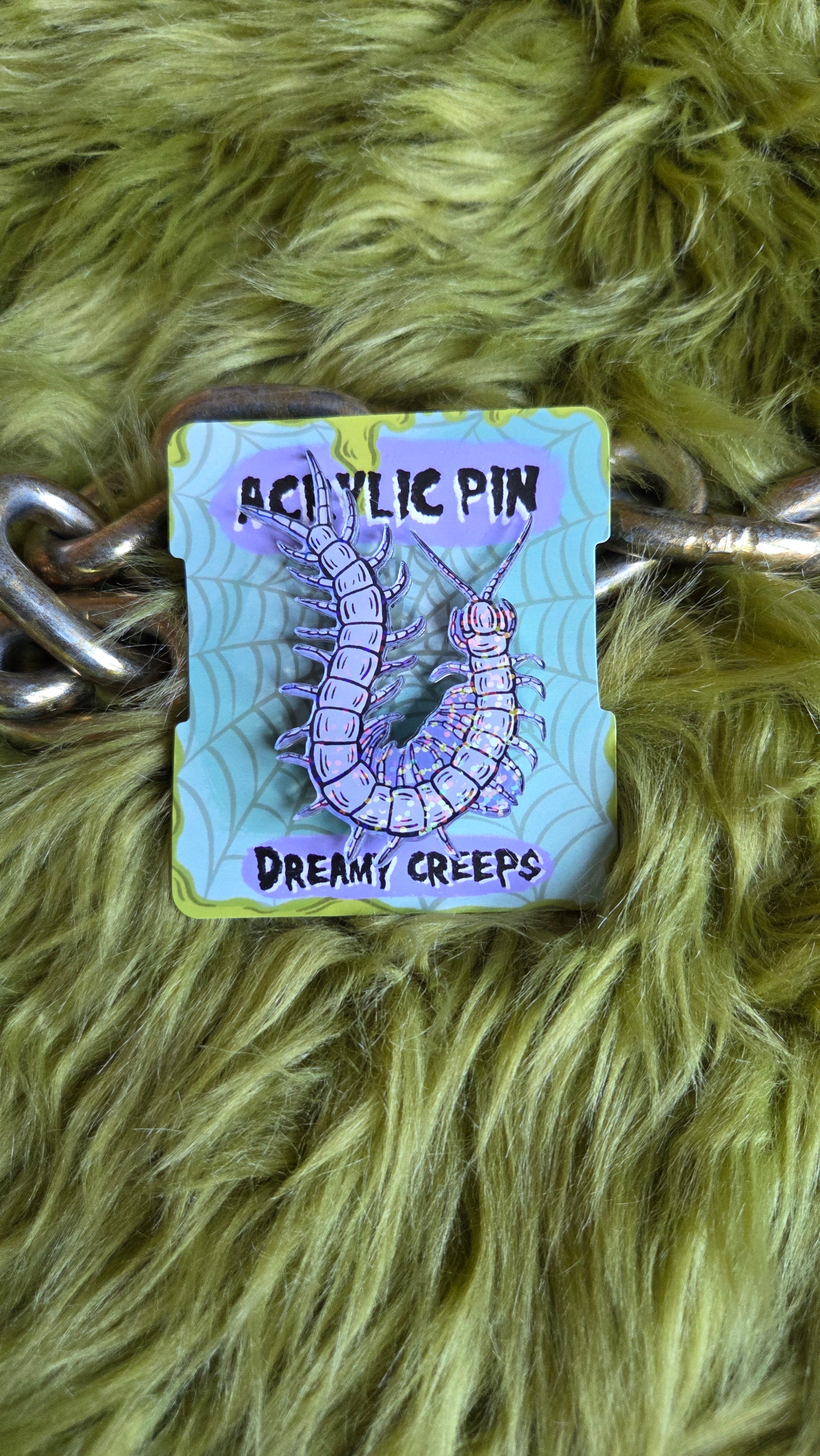 Centipede Lapel Pin