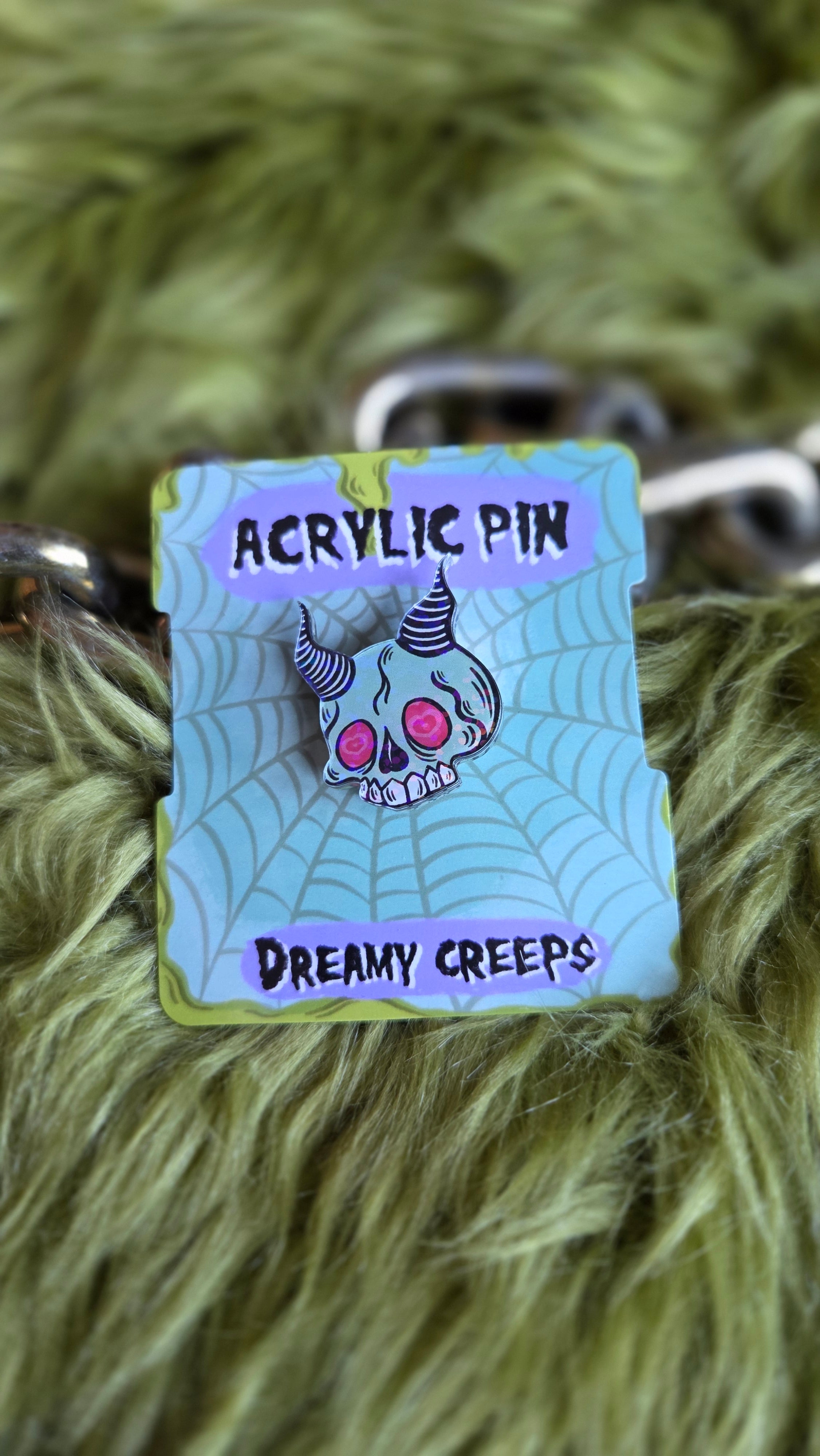 Blue Fiend Lapel Pin