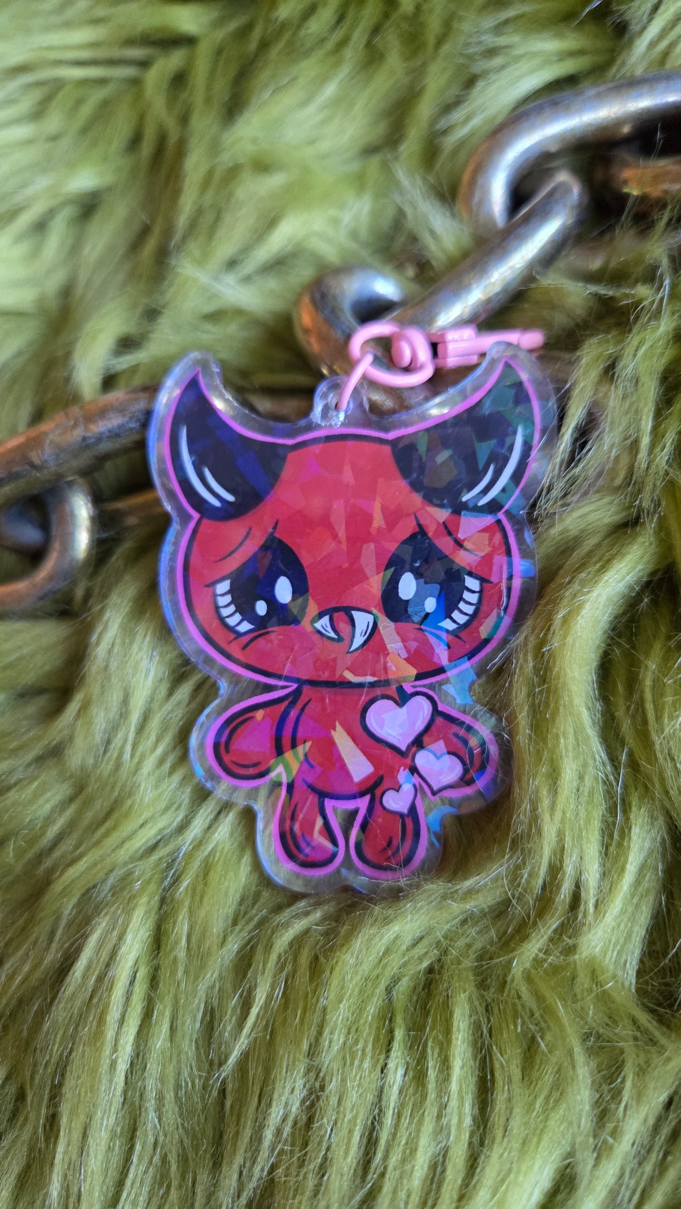 Devo the Devil Keychain