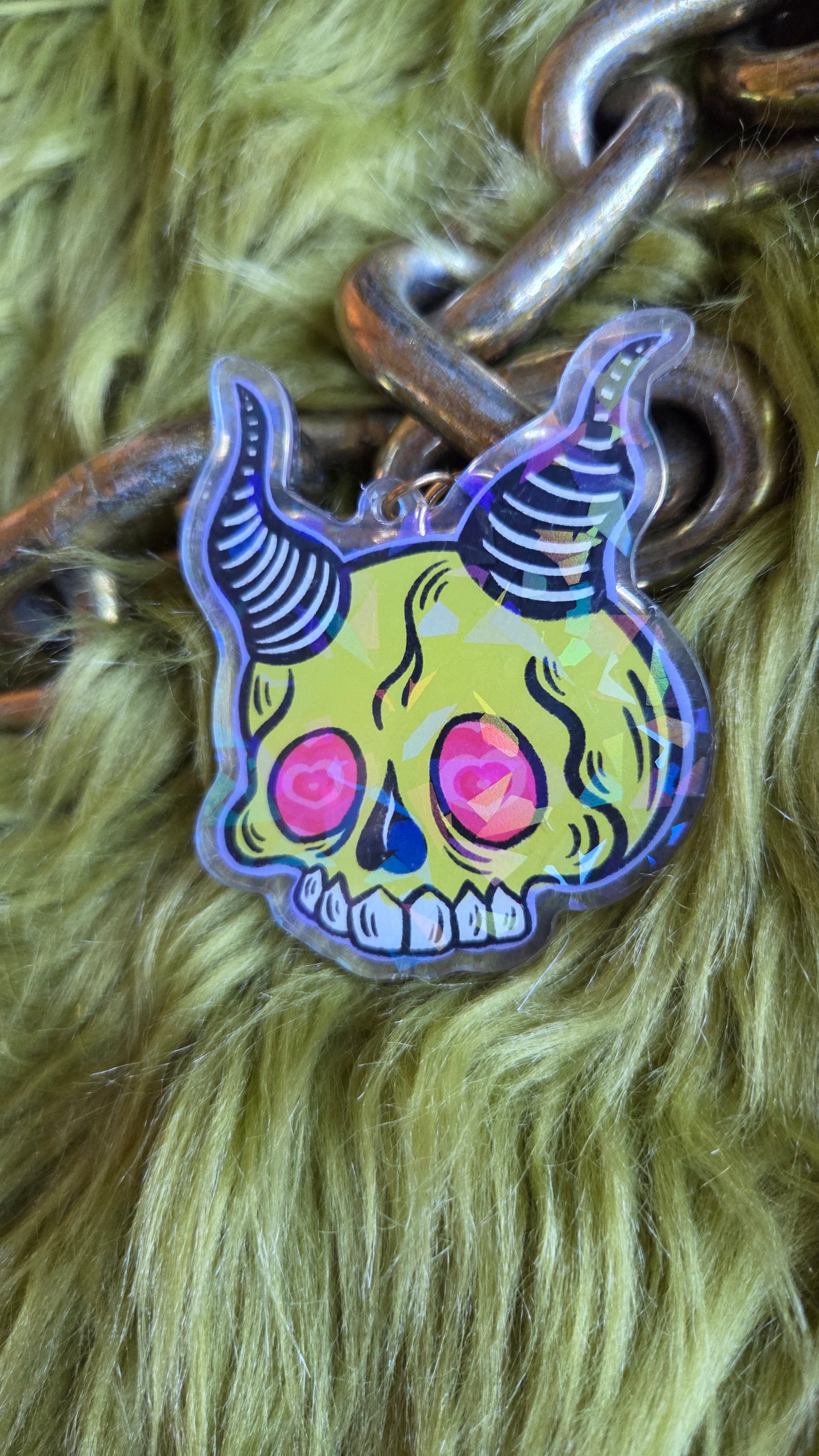 Green Fiend Keychain