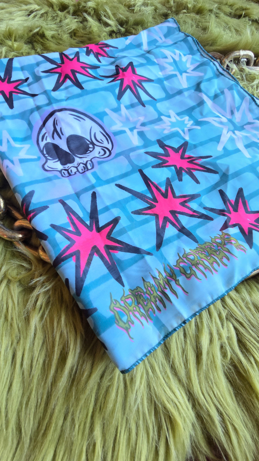 Dreamy Creep Brick Chiffon Scarf