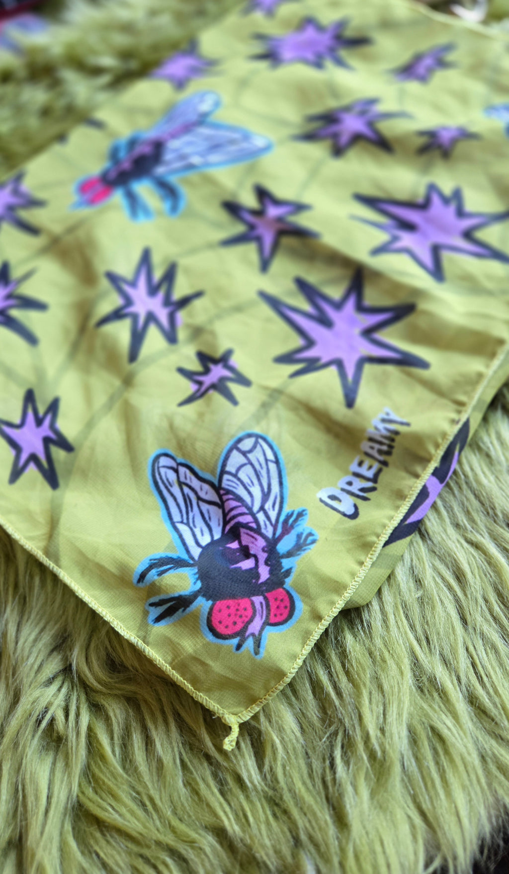 Fly & Lucky Stars Chiffon Scarf
