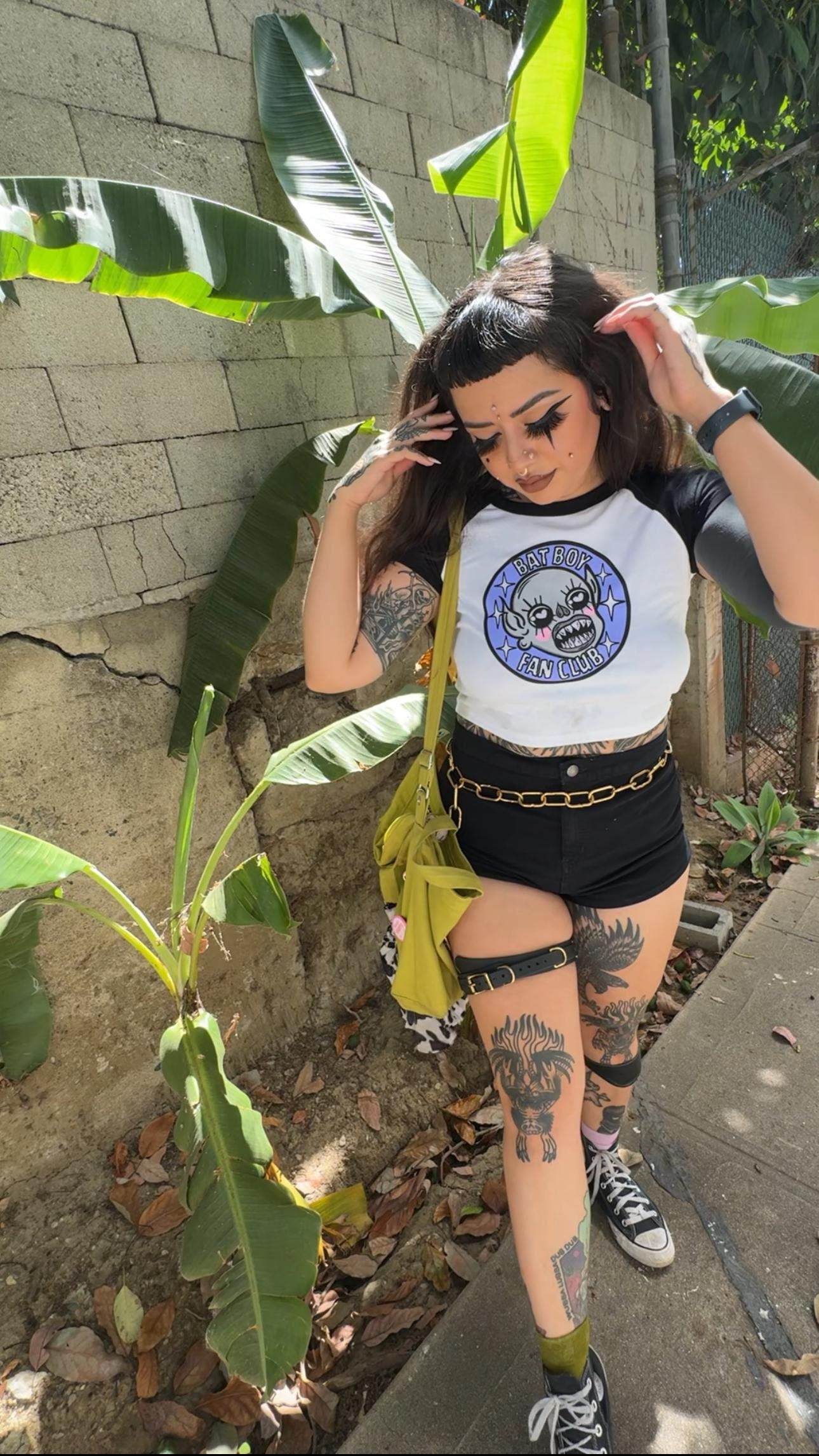 Bat Boy Fan Club Adult Baby Tee