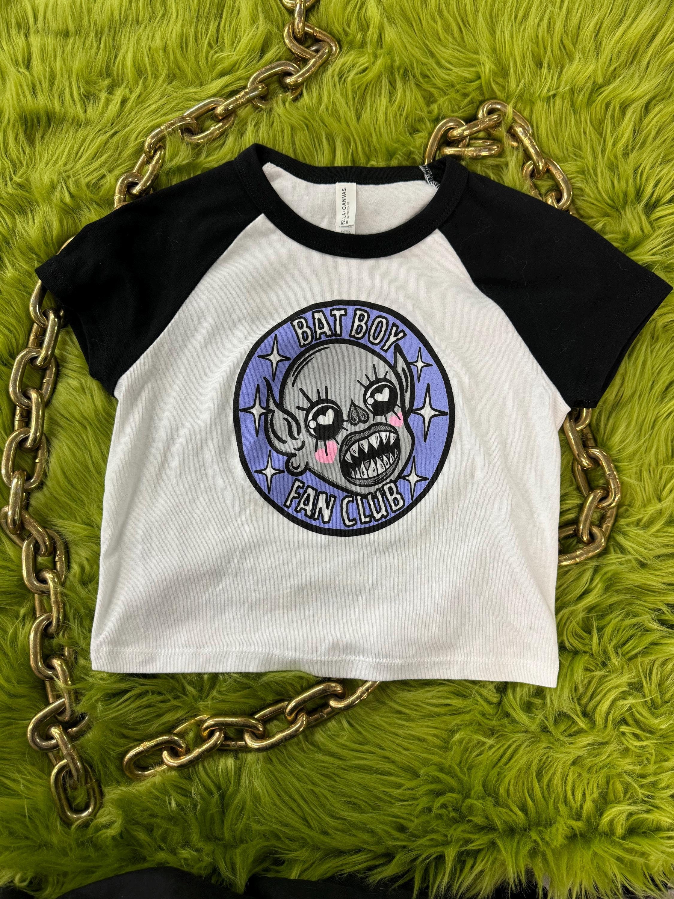 Bat Boy Fan Club Adult Baby Tee