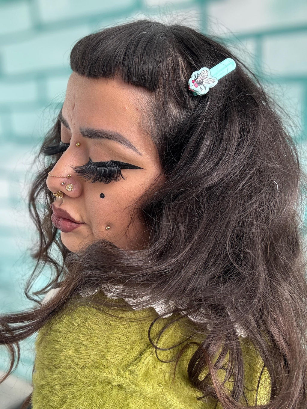 fly hair / book clip