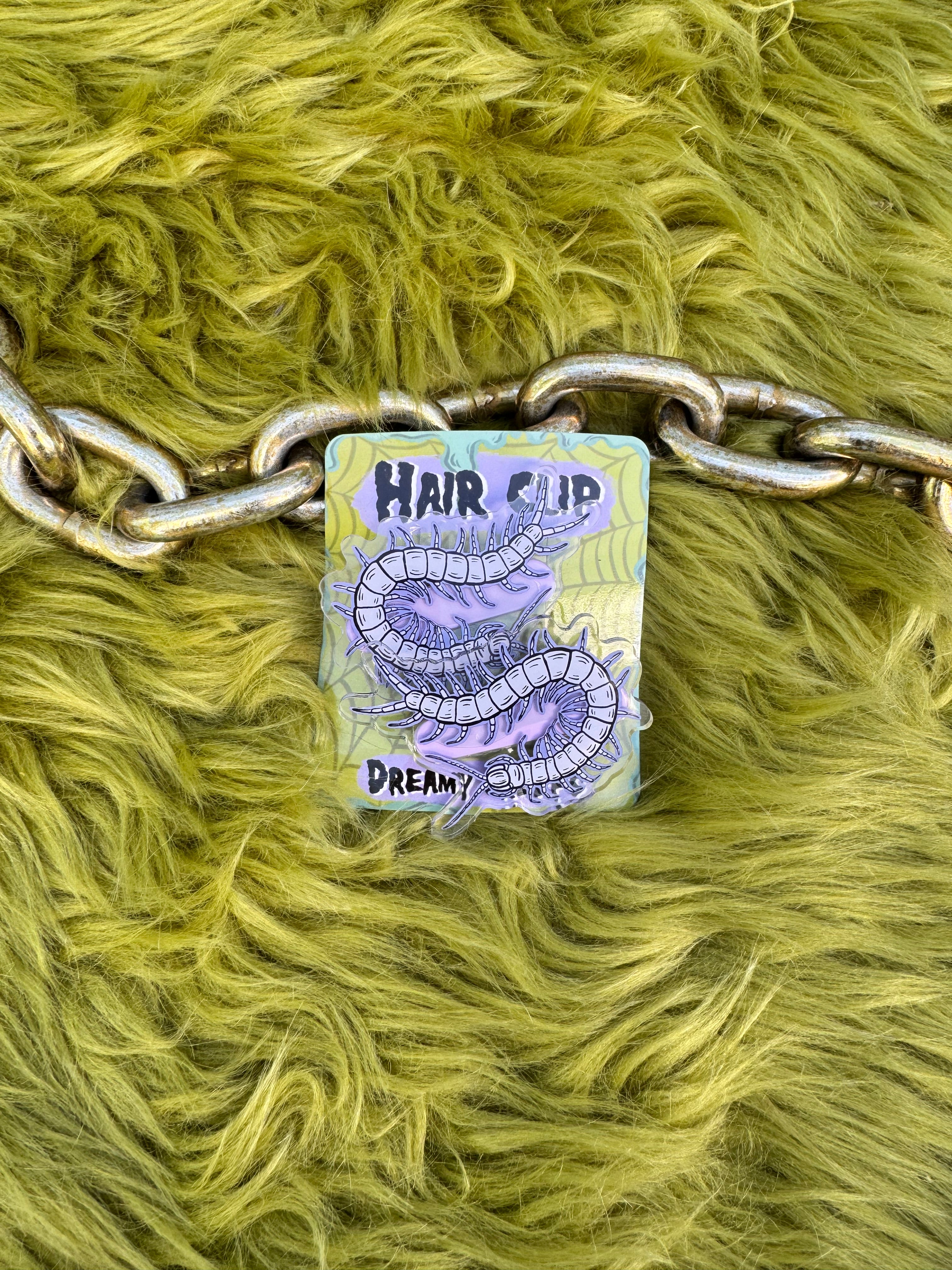 centipede hair / book clip