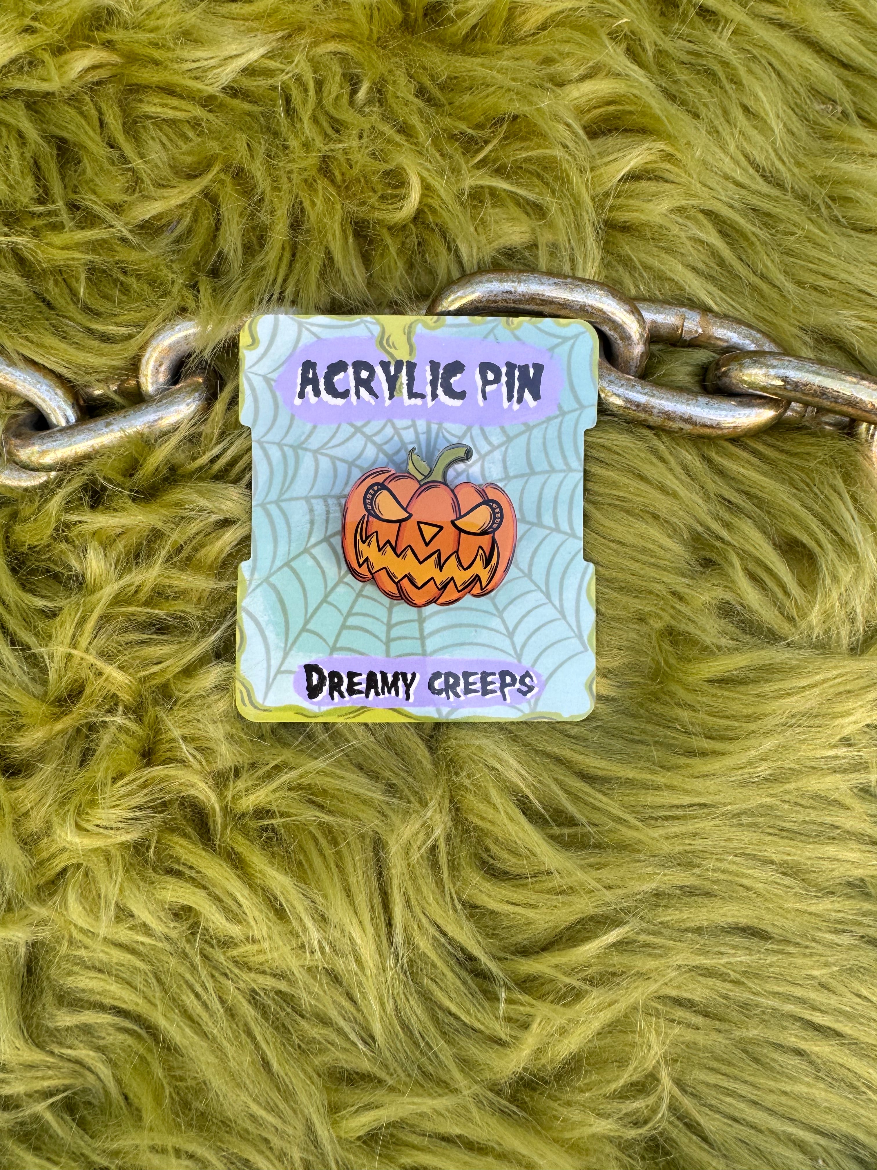 Pumpkin Lapel Pin