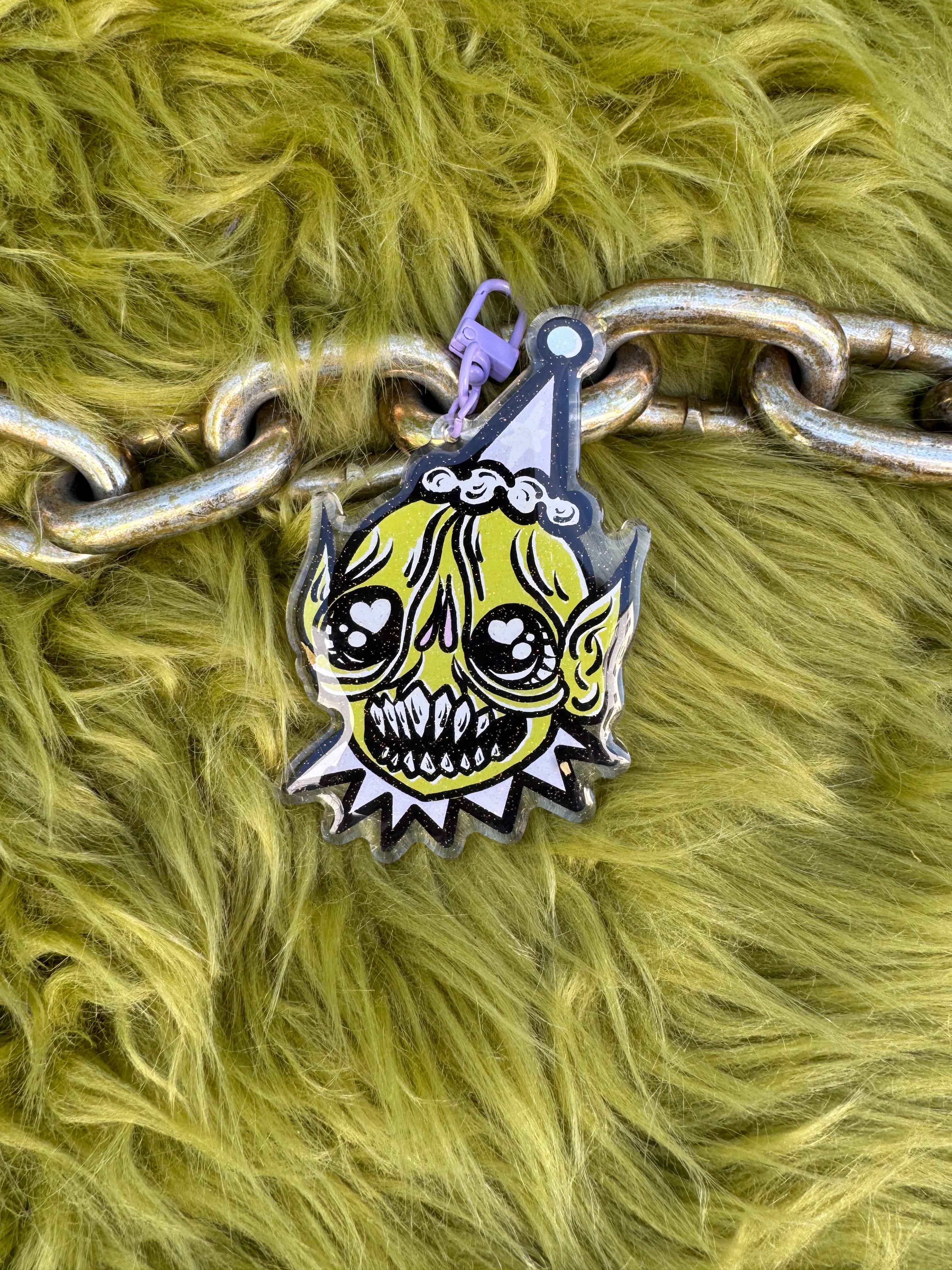 Party Monster Green Ghoul Keychain