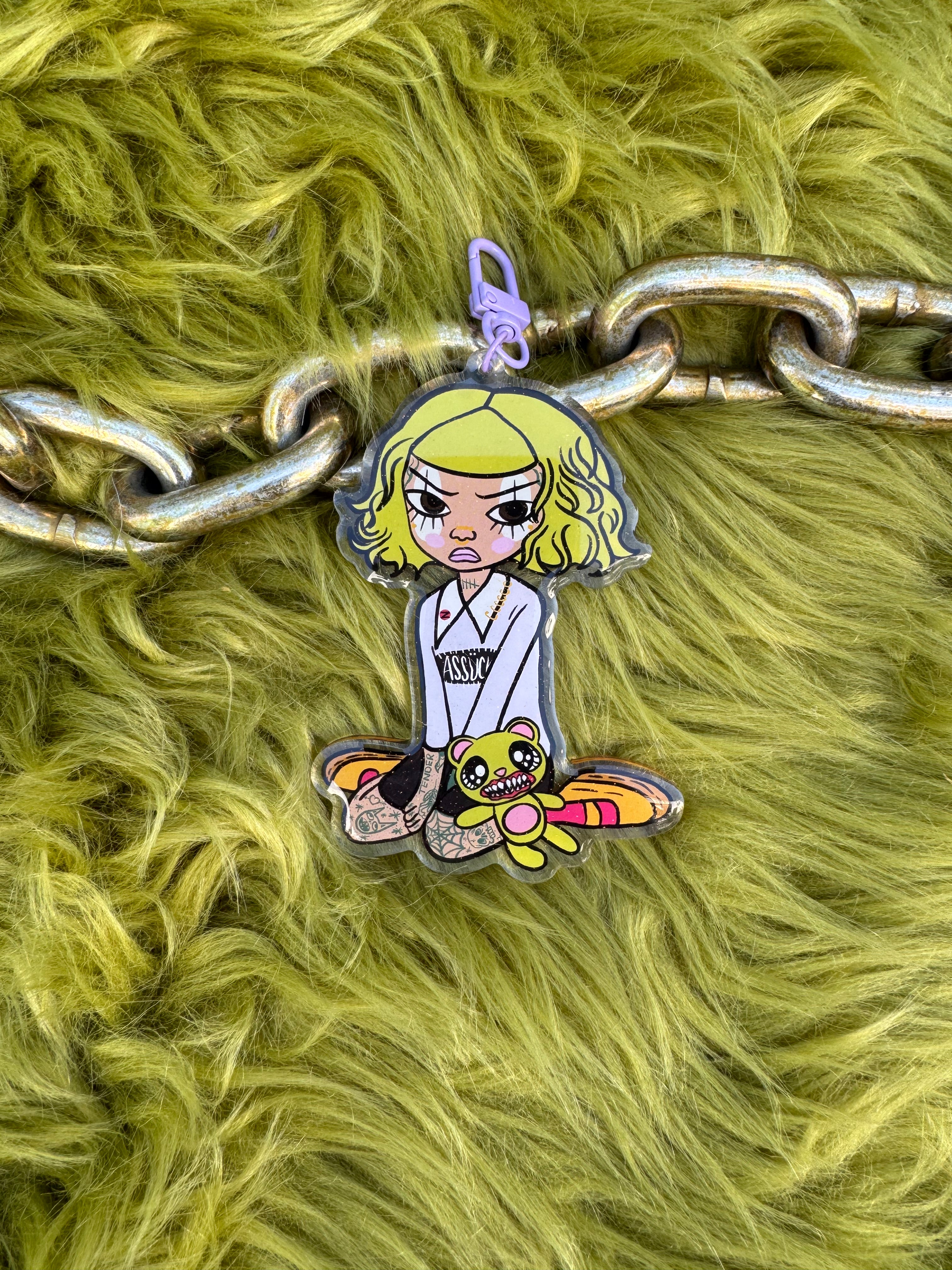 Rat Girl Keychain