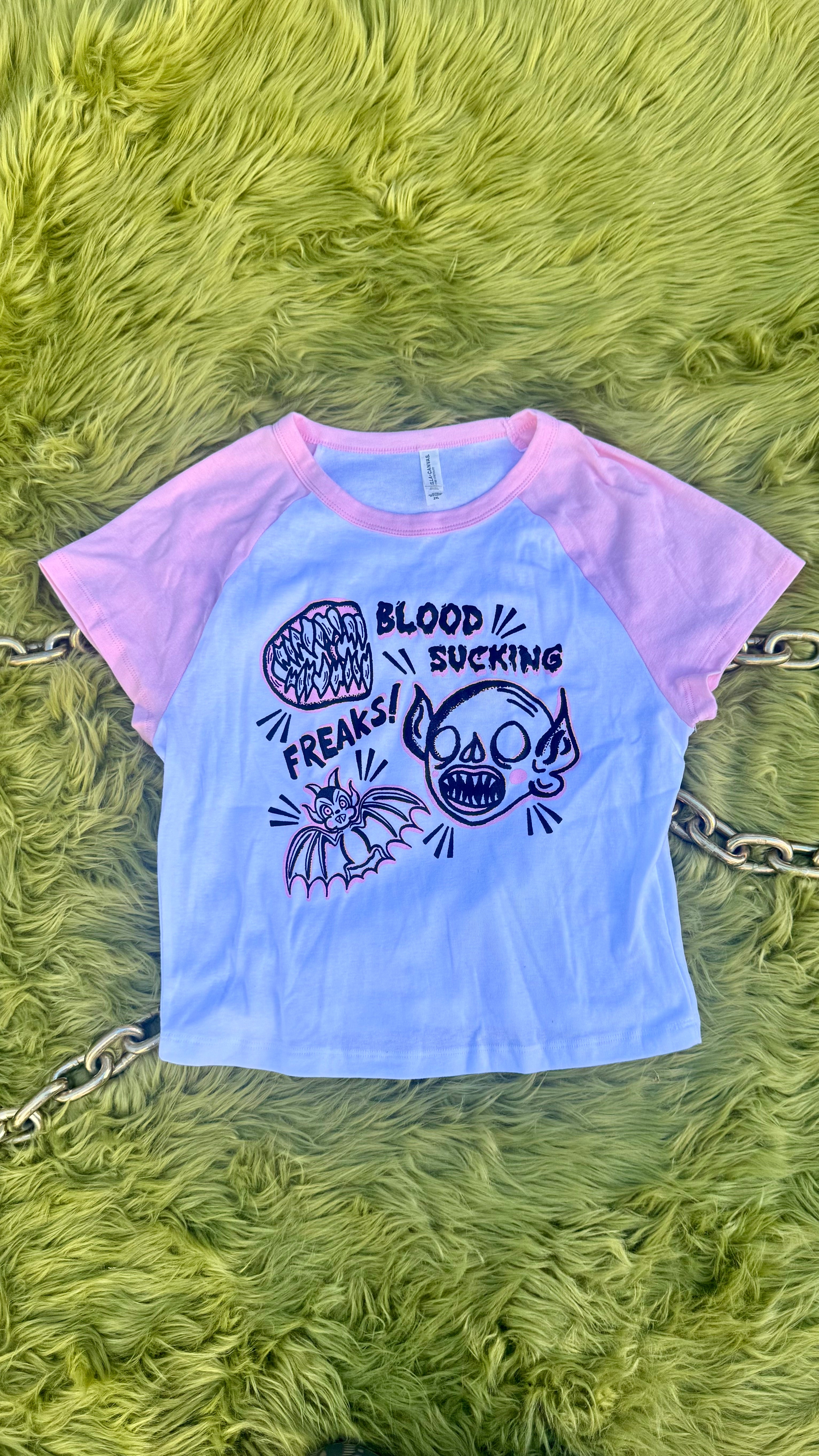 Blood Sucking Freak! Pink Baby Tee