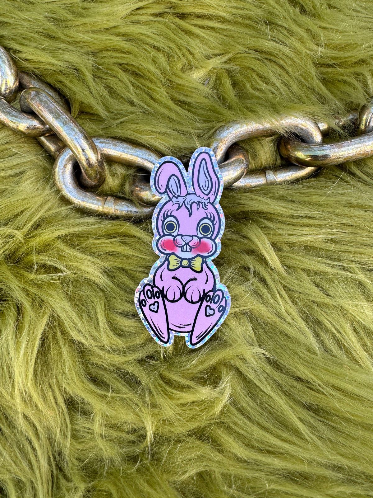 Robby Rabbit Label Sticker For Notebook Robbie Rabbit Bunny Sticker – Dreamy Creeps