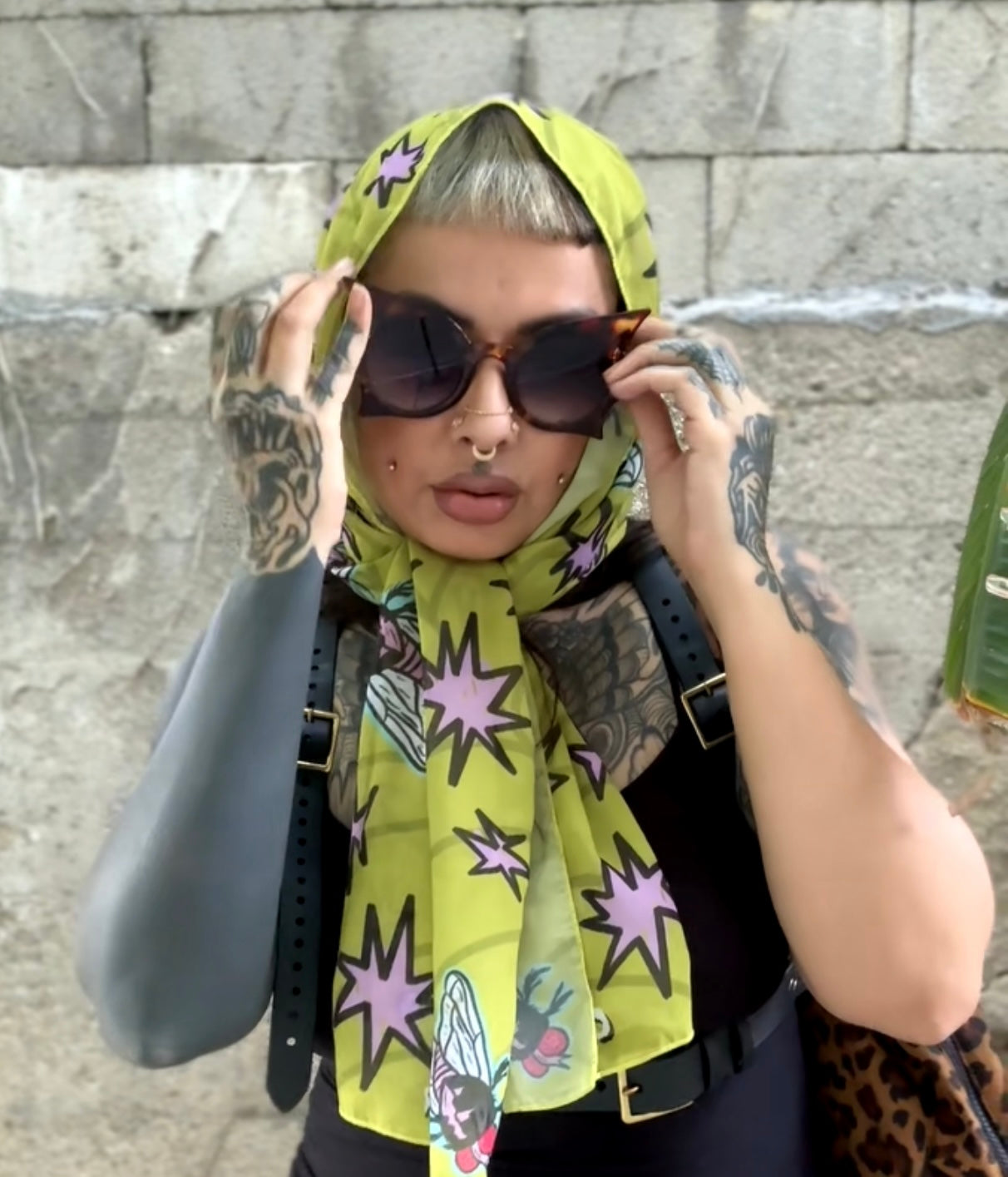 Fly & Lucky Stars Chiffon Scarf