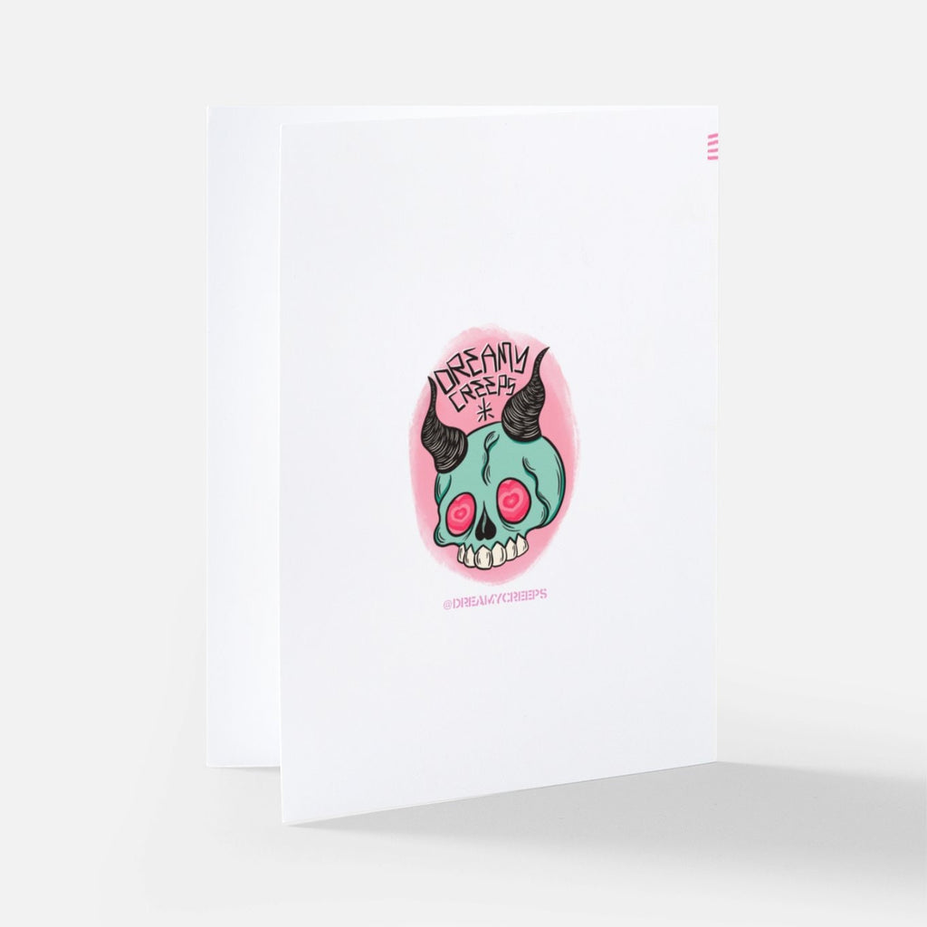 You'll Never Walk Alone Horror / Punk Valentine Card for Friend or Lover
