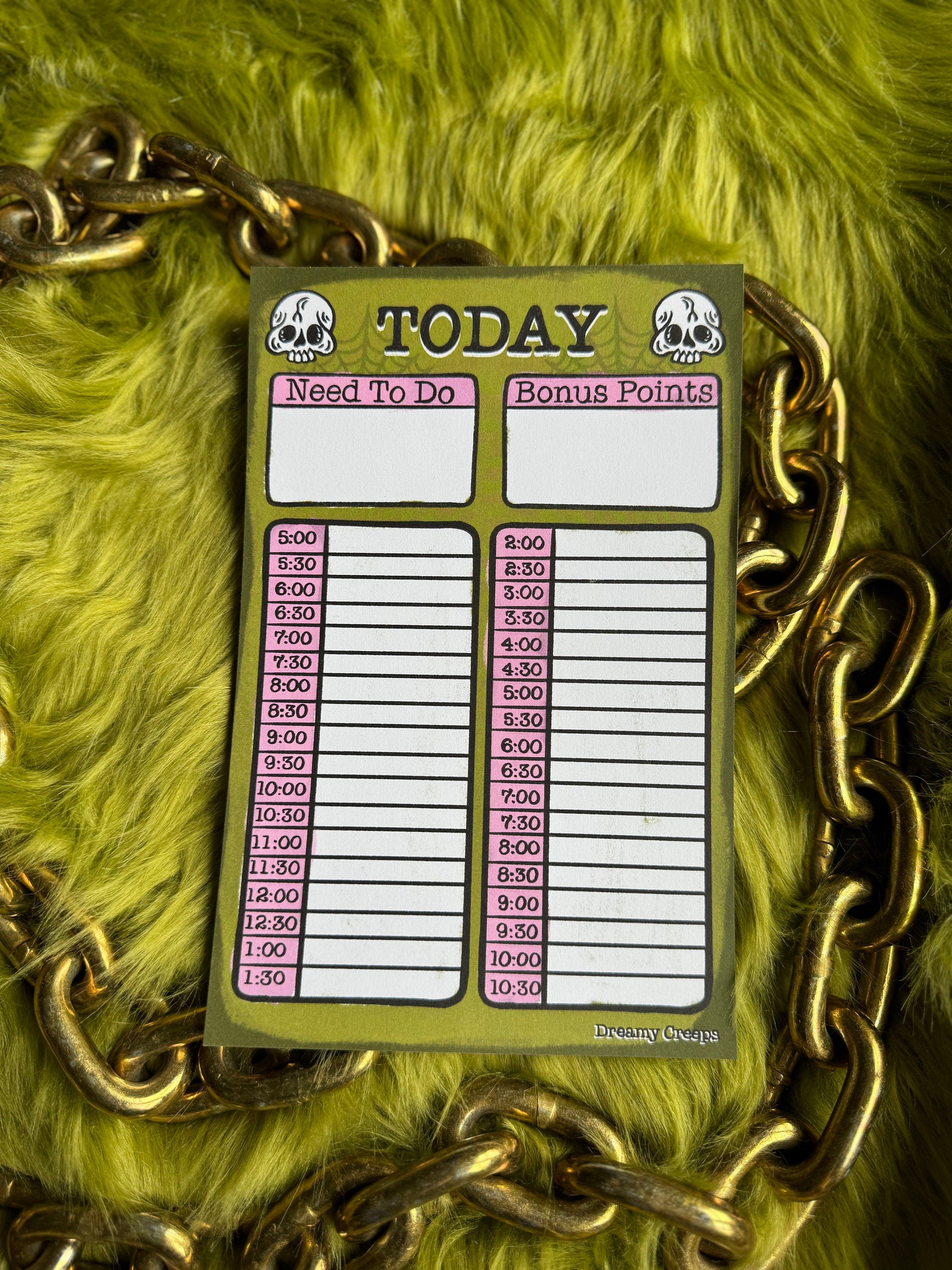 Goal Setting & Day Stationary Pack ADHD Friendly