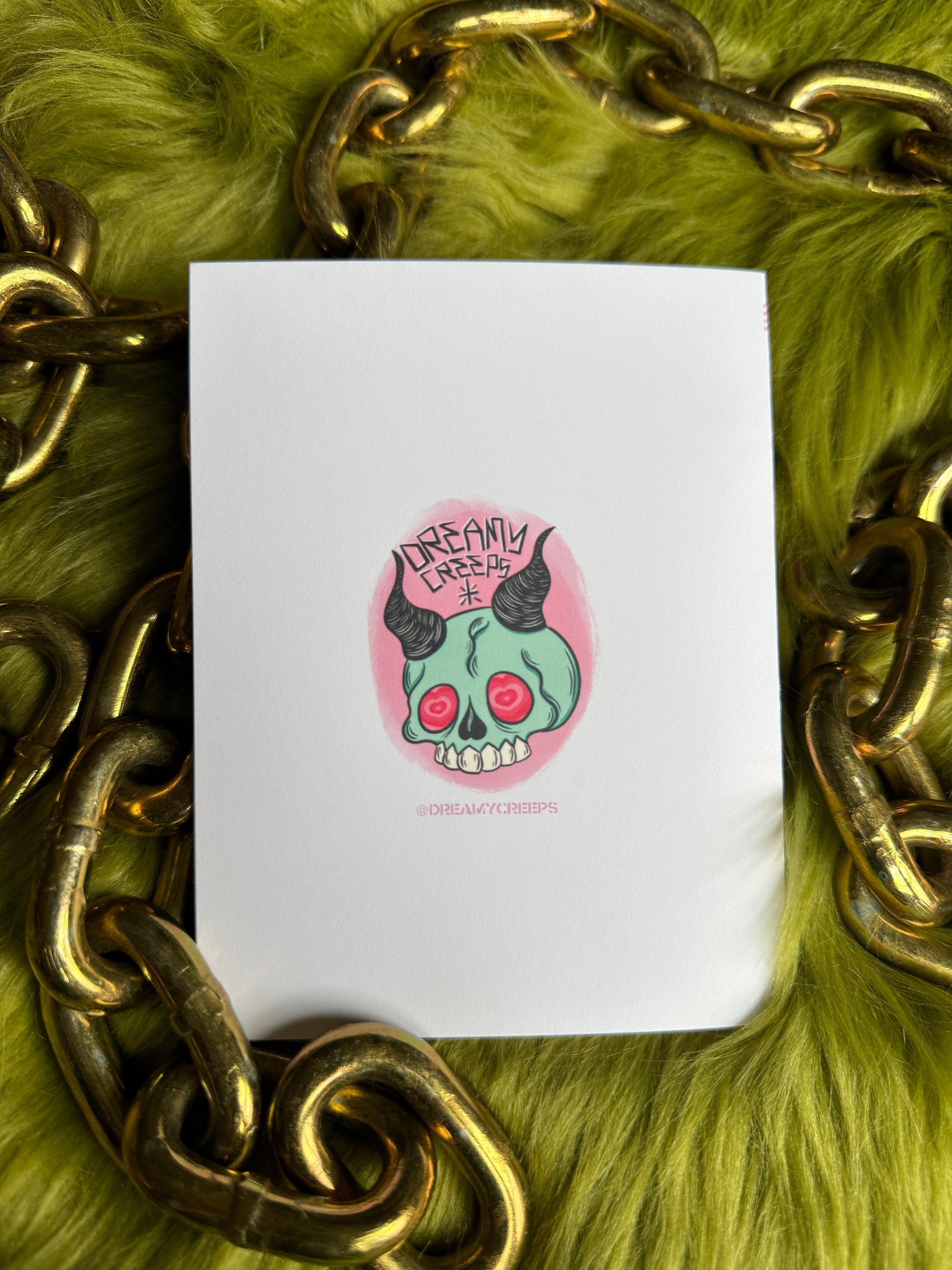 You'll Never Walk Alone Horror / Punk Valentine Card for Friend or Lover