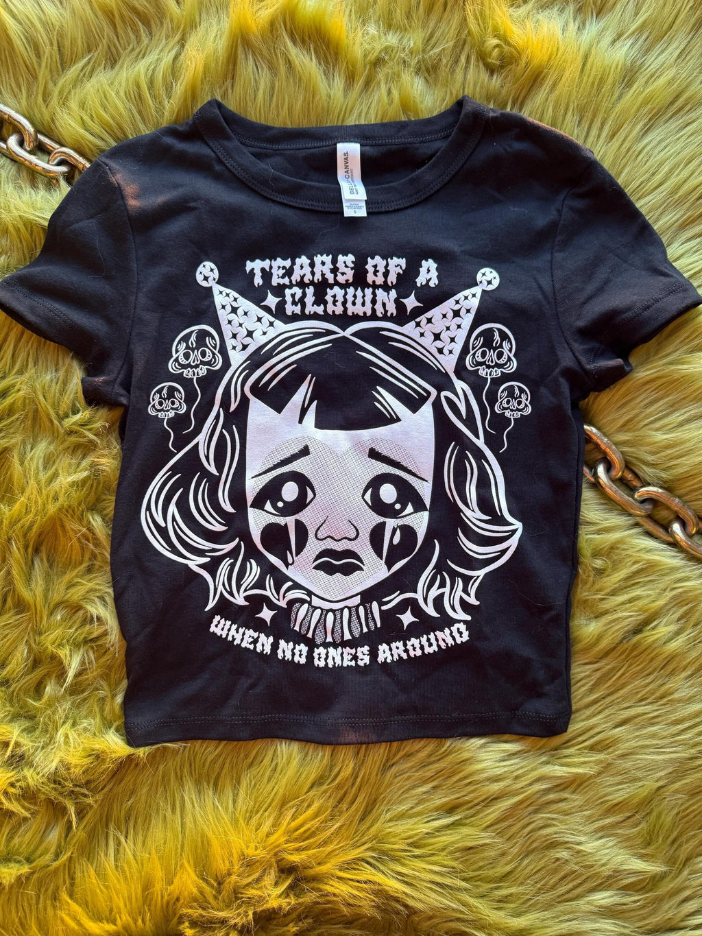 Creepy Cute Clown Adult Baby Tee