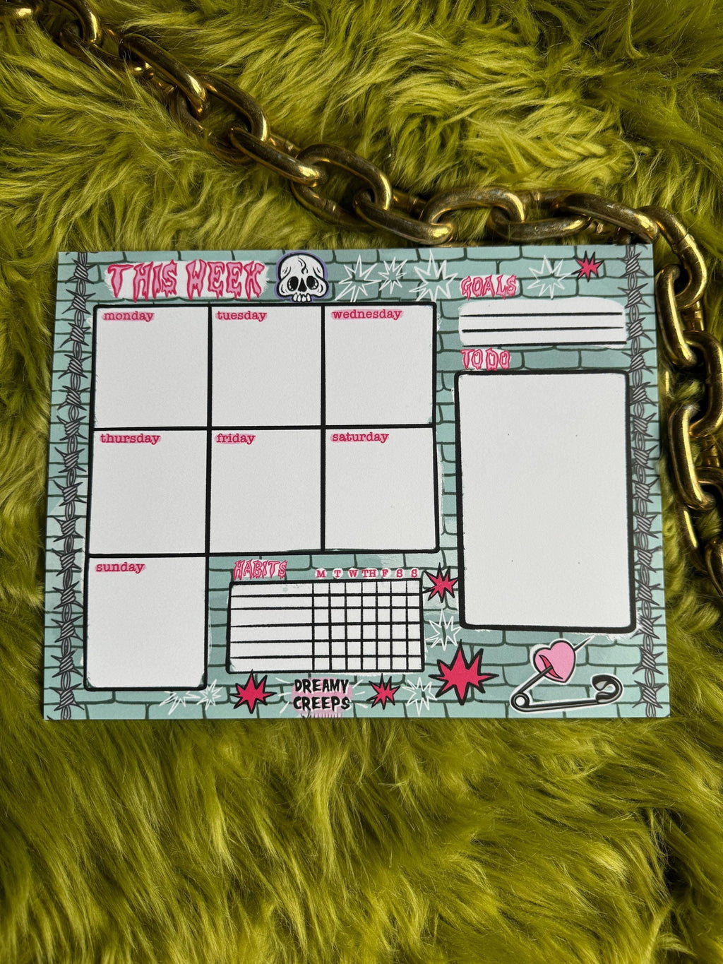 Week & Day Stationary Pack ADHD Friendly